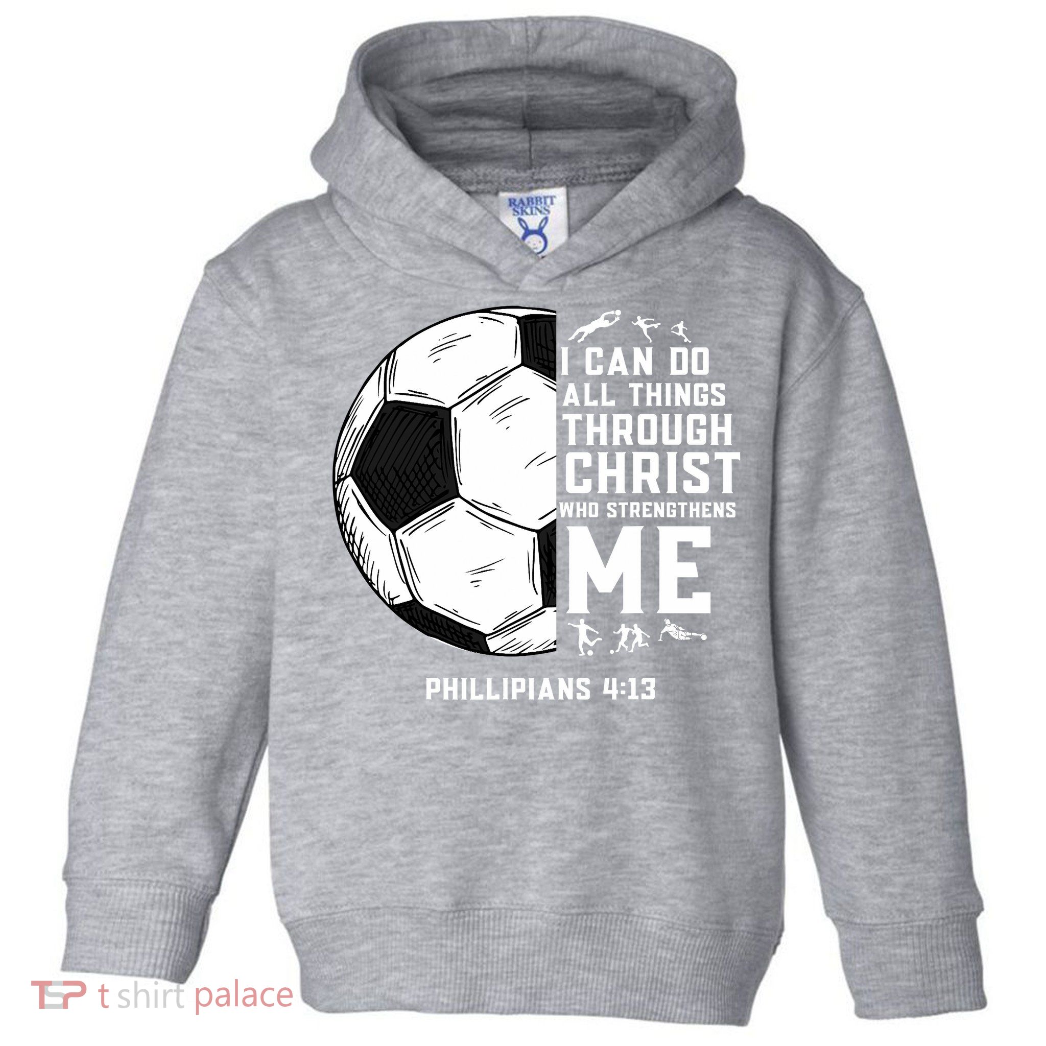 Christian Funny Soccer Men Boys Religious Toddler Hoodie