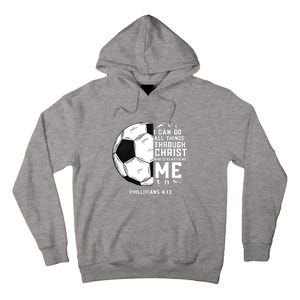 Christian Funny Soccer Men Boys Religious Tall Hoodie