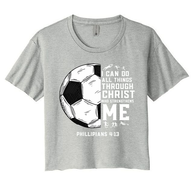 Christian Funny Soccer Men Boys Religious Crop Top