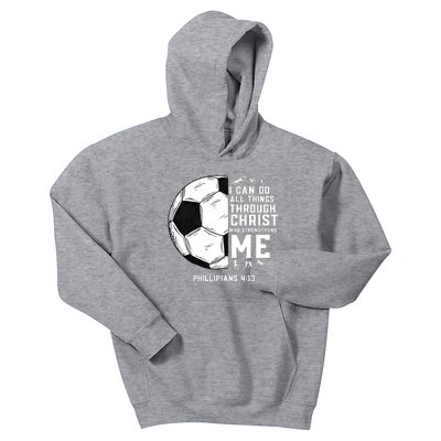 Christian Funny Soccer Men Boys Religious Kids Hoodie