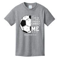 Christian Funny Soccer Men Boys Religious Kids T-Shirt