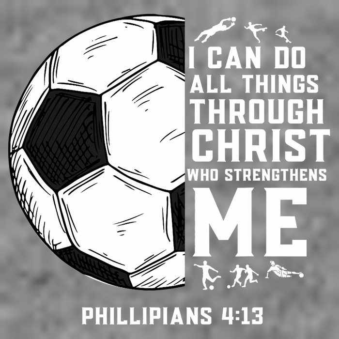 Christian Funny Soccer Men Boys Religious Kids T-Shirt