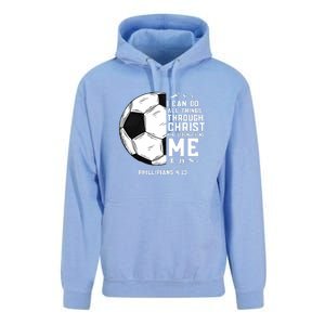 Christian Funny Soccer Men Boys Religious Unisex Surf Hoodie