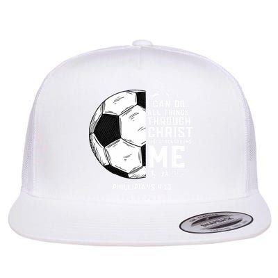 Christian Funny Soccer Men Boys Religious Flatbill Hat