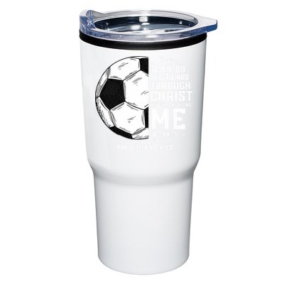 Christian Funny Soccer Men Boys Religious Tumbler