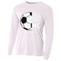 Christian Funny Soccer Men Boys Religious Cooling Performance Long Sleeve Crew