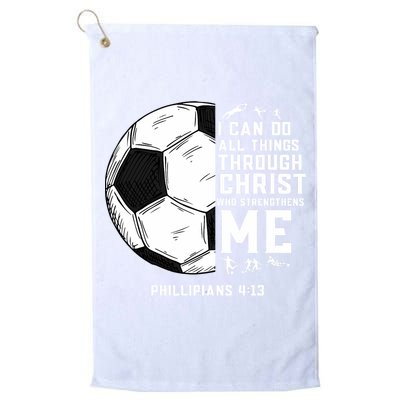 Christian Funny Soccer Men Boys Religious Golf Towel
