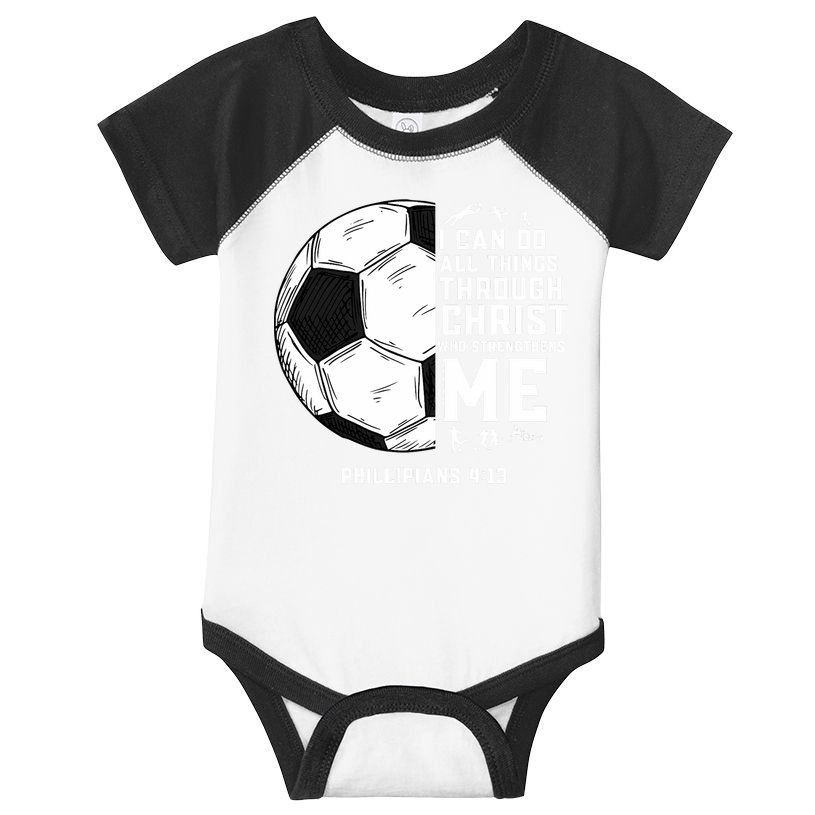 Christian Funny Soccer Men Boys Religious Infant Baby Jersey Bodysuit