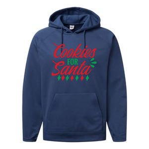 Cookies For Santa Performance Fleece Hoodie