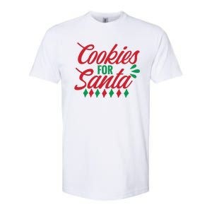 Cookies For Santa Softstyle CVC T-Shirt