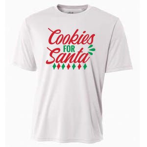 Cookies For Santa Cooling Performance Crew T-Shirt