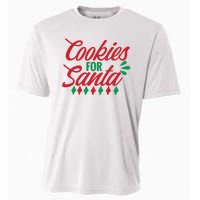 Cookies For Santa Cooling Performance Crew T-Shirt