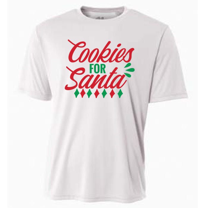 Cookies For Santa Cooling Performance Crew T-Shirt