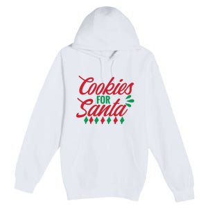 Cookies For Santa Premium Pullover Hoodie