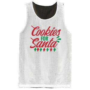 Cookies For Santa Mesh Reversible Basketball Jersey Tank