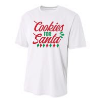 Cookies For Santa Performance Sprint T-Shirt