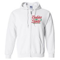 Cookies For Santa Full Zip Hoodie