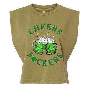 Cheers Fuckers St Patricks Day Irish Beer Ing Cute Gift Garment-Dyed Women's Muscle Tee