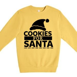 Cookies For Santa Premium Crewneck Sweatshirt