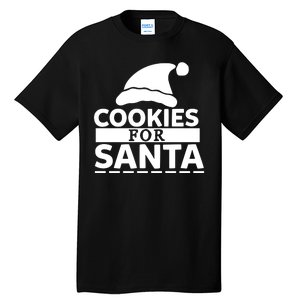 Cookies For Santa Tall T-Shirt