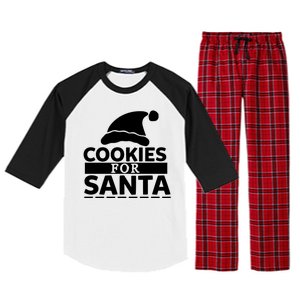 Cookies For Santa Raglan Sleeve Pajama Set