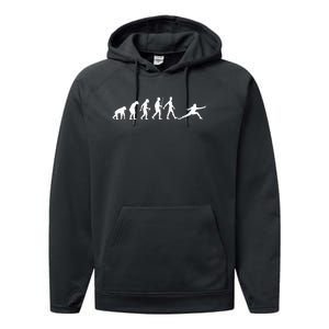 Cool Fencing Sword Sabre Epee Fencer Evolution Performance Fleece Hoodie