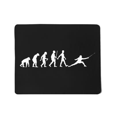 Cool Fencing Sword Sabre Epee Fencer Evolution Mousepad