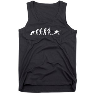 Cool Fencing Sword Sabre Epee Fencer Evolution Tank Top