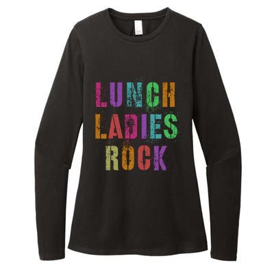 Cool Food Service Squad School Lunch Ladies Rock Office Crew Cute Gift Womens CVC Long Sleeve Shirt