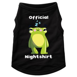 Cute Frog Sleepshirt Nightwear Night Sleep Pajama Doggie Tank