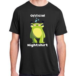 Cute Frog Sleepshirt Nightwear Night Sleep Pajama Adult ChromaSoft Performance T-Shirt