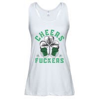 Cheers Fckers Shamrock Irish Day Saint PatrickS Day Ladies Essential Flowy Tank