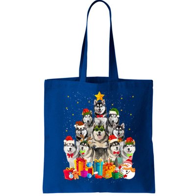Christmas Funny Siberian Husky Dog Tree Xmas Pet Dog Lover Meaningful Gift Bag