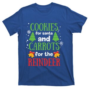 Cookies For Santa And Carrots For The Reindeer Gift T-Shirt