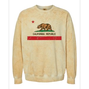 California Flag State Souvenir Colorblast Crewneck Sweatshirt