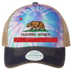 California Flag State Souvenir Legacy Tie Dye Trucker Hat