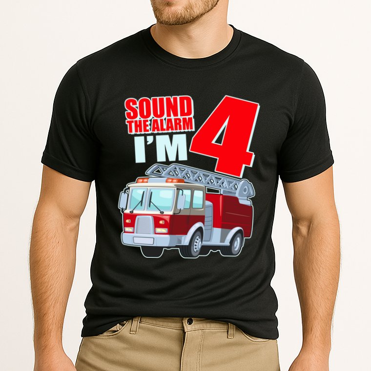 Cute Funny Sound The Alarm I'm 4 Four Performance Shirt