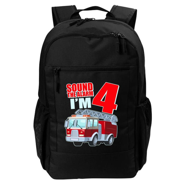 Cute Funny Sound The Alarm I'm 4 Four Backpack