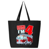Cute Funny Sound The Alarm I'm 4 Four 25L Jumbo Tote