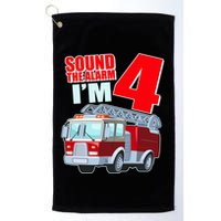 Cute Funny Sound The Alarm I'm 4 Four Golf Towel