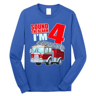Cute Funny Sound The Alarm I'm 4 Four Long Sleeve Shirt
