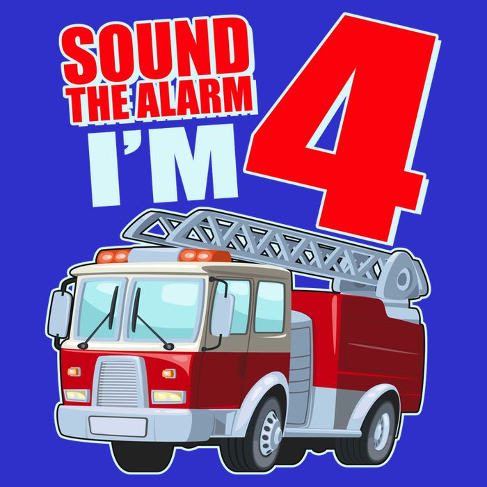 Cute Funny Sound The Alarm I'm 4 Four Long Sleeve Shirt