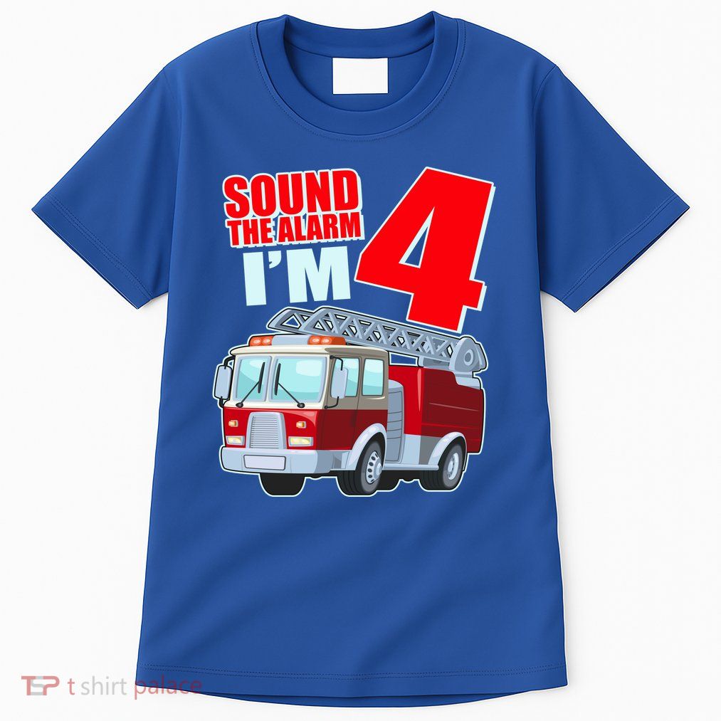 Cute Funny Sound The Alarm I'm 4 Four Tall T-Shirt