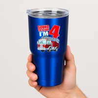 Cute Funny Sound The Alarm I'm 4 Four Tumbler