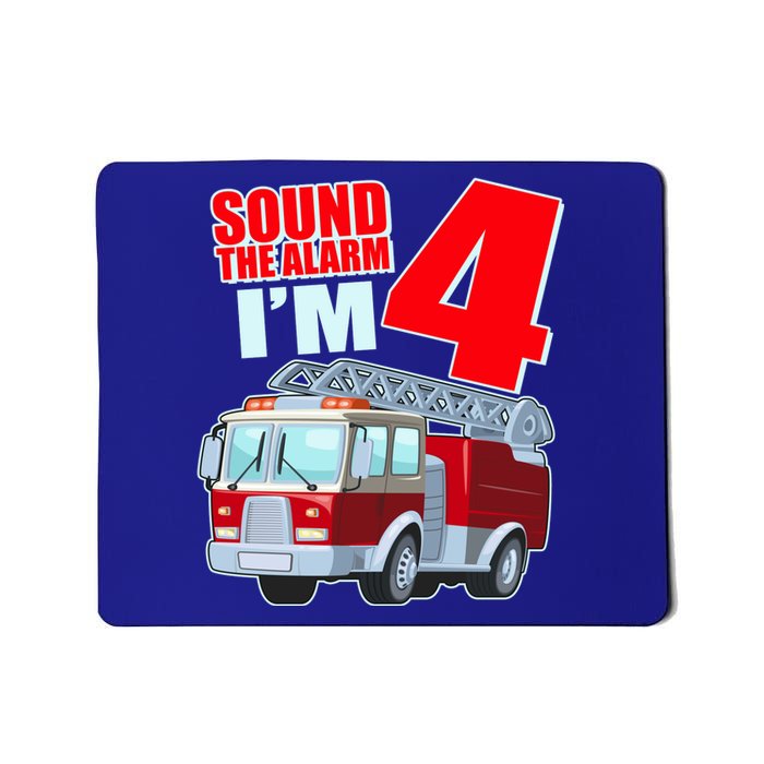 Cute Funny Sound The Alarm I'm 4 Four Mousepad