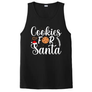 Cookies For Santa Christmas Joy Santa Claus Cookie Eater Funny Gift PosiCharge Competitor Tank