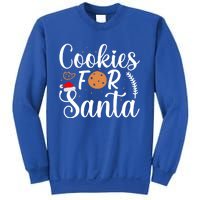 Cookies For Santa Christmas Joy Santa Claus Cookie Eater Funny Gift Sweatshirt