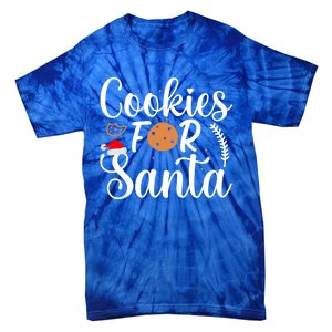 Cookies For Santa Christmas Joy Santa Claus Cookie Eater Funny Gift Tie-Dye T-Shirt