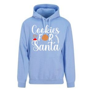 Cookies For Santa Christmas Joy Santa Claus Cookie Eater Funny Gift Unisex Surf Hoodie