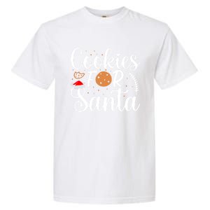 Cookies For Santa Christmas Joy Santa Claus Cookie Eater Funny Gift Garment-Dyed Heavyweight T-Shirt